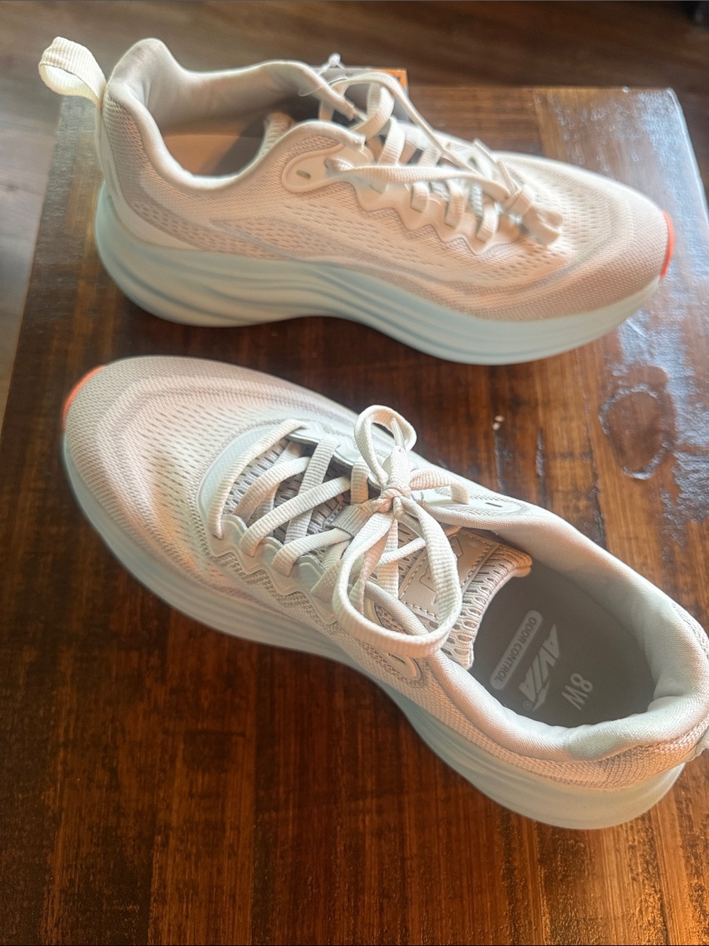 Avia Women's Athletic Sneakers in Light Mint and White